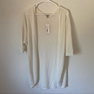 Decree White Knit Light Cardigan